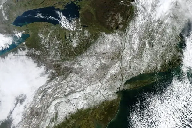 Satellite image from the NASA Earth Observatory